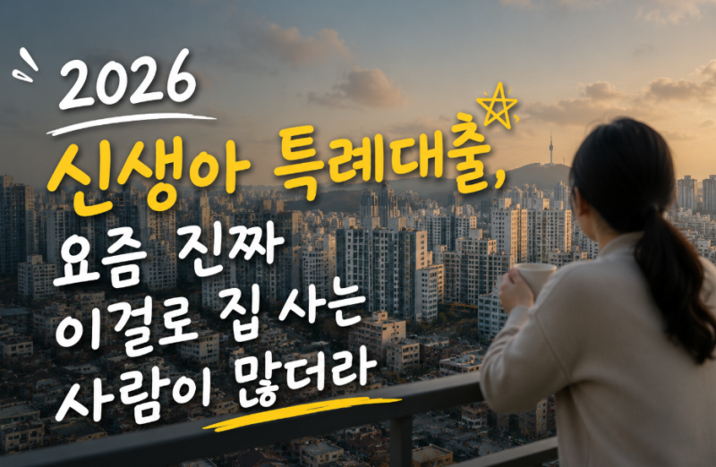 2026 신생아 특례대출 금리 조건이 있는데 경매 낙찰받고 요즘 진짜 이걸로 집 사는 사람이 많....