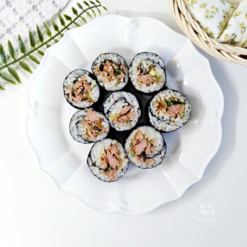 스팸땡초김밥 만들기 더울 때 생각나는 김밥이에요