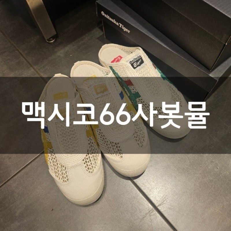 일본쇼핑 오니츠카타이거 멕시코66 사봇 뮬 솔직후기 기록 :)