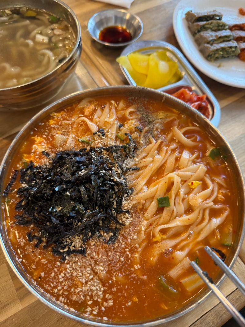 강릉 강문해변 맛집 | 최씨장칼국수 장칼국수 웨이팅 솔직후기