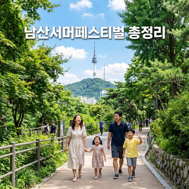 2026 남산서머페스티벌 예약방법 및 로이킴 존박 무료공연 라인업 총정리