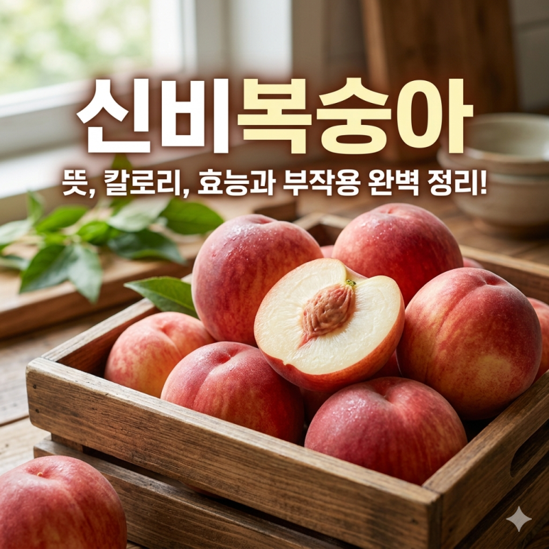 신비복숭아 칼로리 효능 부작용? 신비복숭아 뜻