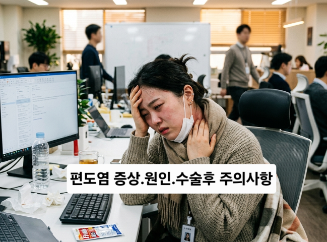 만성 편도염의 원인과 증상 그리고 수술 후 주의사항