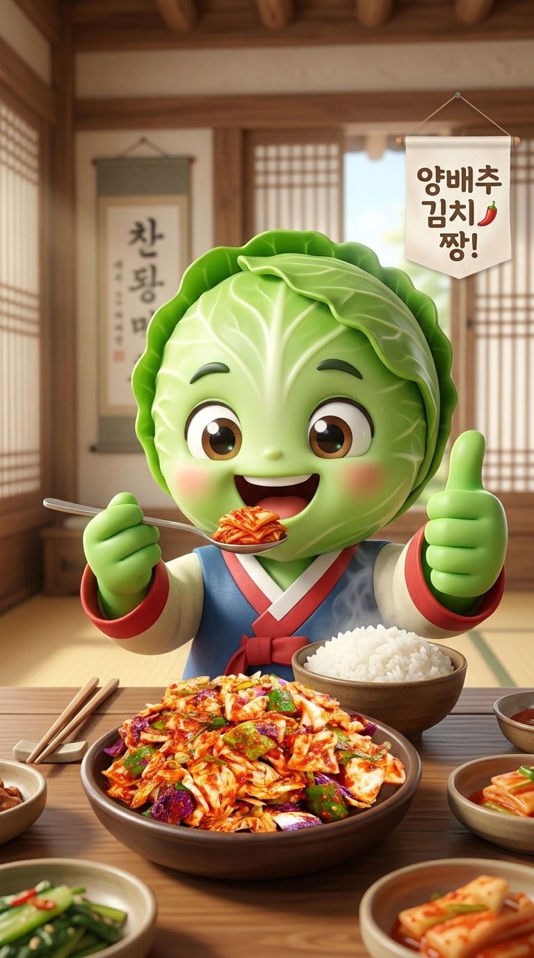 아삭함이 오래가는 양배추 김치 맛있게 담그는 법 (황금레시피)