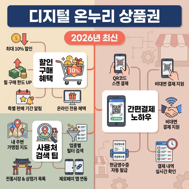 디지털 온누리 상품권 사용법, 우리 동네에서 알뜰하게 쓰는 노하우