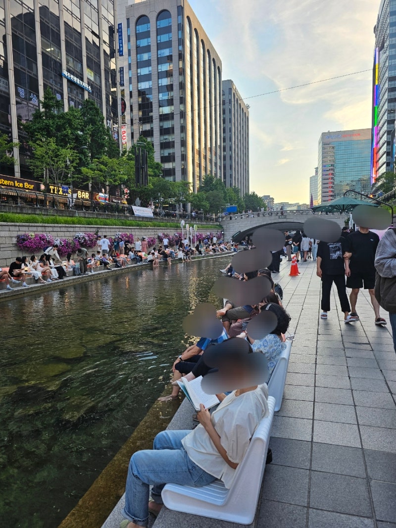 서울 청계천 독서마당가는법 위치 자리 꿀팁