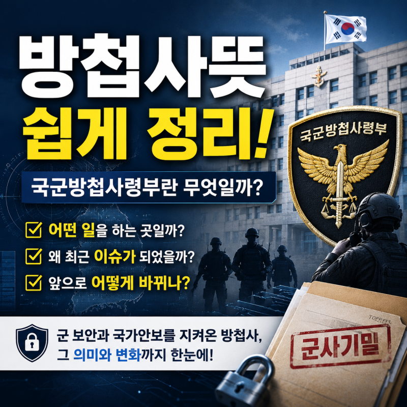 방첩사뜻 역할 국군방첩사령부 해체 이슈 총정리