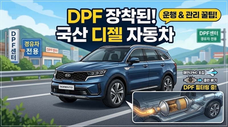 DPF 클리닝 경고등 이유 방법 비용 총 정리