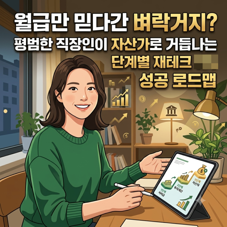 월급만 믿다간 벼락거지? 평범한 직장인이 자산가로 거듭나는 단계별 재테크 성공 로드맵