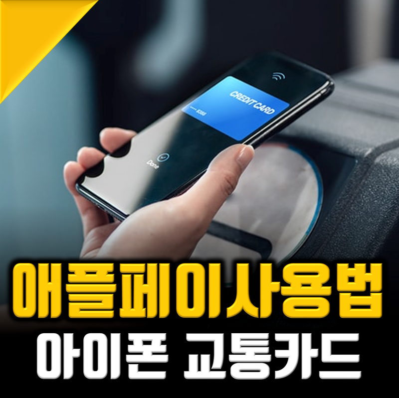 애플페이 사용법 및 아이폰 티머니 교통카드 총정리