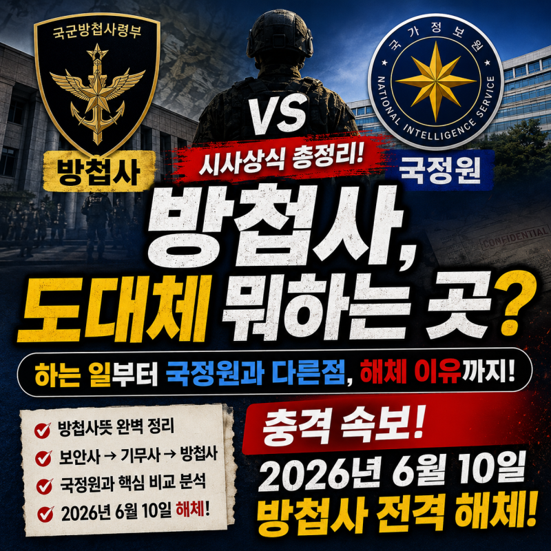 방첩사란 무엇인가? 최근 논란의 중심에 선 방첩사령부 뜻 이해하기