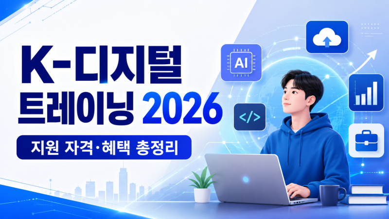 미래 기술의 주역으로 도약하는 실무 중심 인재 양성 K-디지털 트레이닝(KDT) 지원 요건 및 실....