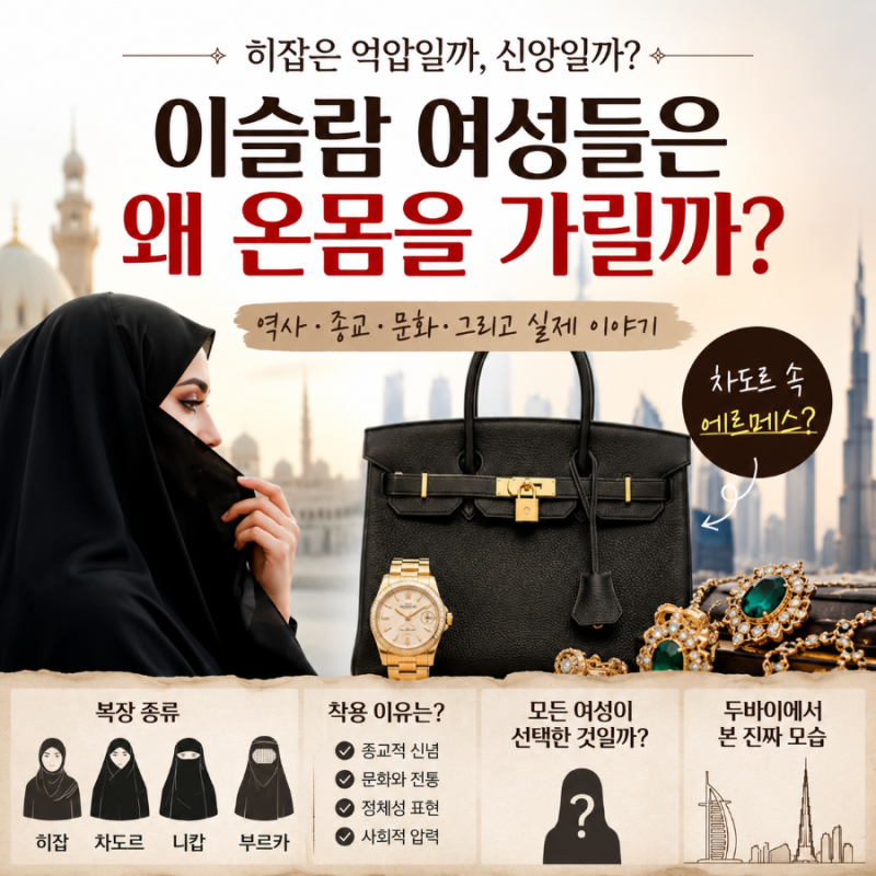 아바야 속 명품백, 이슬람 여성들의 진짜 이야기