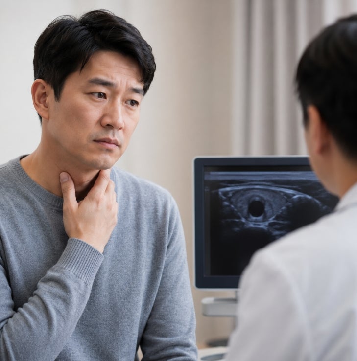 갑상선암은 여자들 병이라고요? 그 말 믿다가 늦어지는 남자 갑상선암 증상