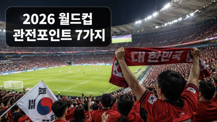  2026 월드컵 관전포인트 7가지, 한국·개최국·우승후보 변수