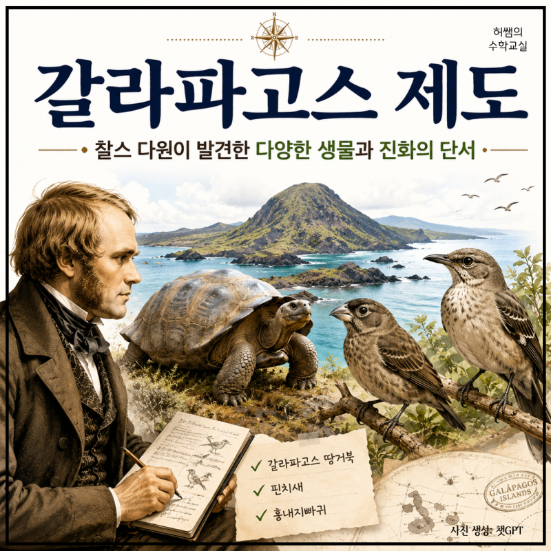 갈라파고스 제도 | 찰스 다윈이 발견한 다양한 생물과 진화의 단서