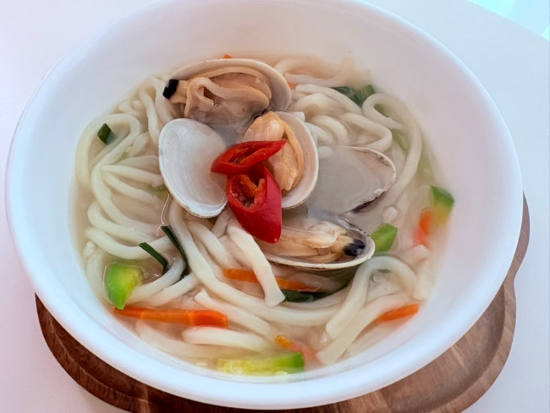 바지락칼국수 끓이는 법, 시원한 국물 맛 바지락칼국수 레시피