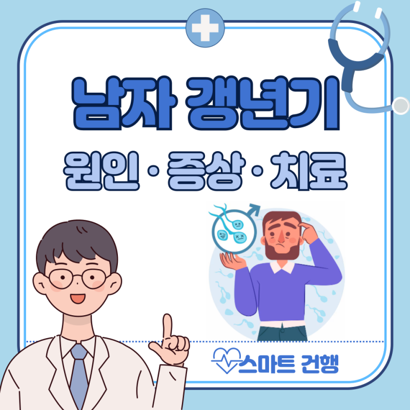 남자 갱년기 증상, 영양제, 치료 약 : 남성 갱년기 나이