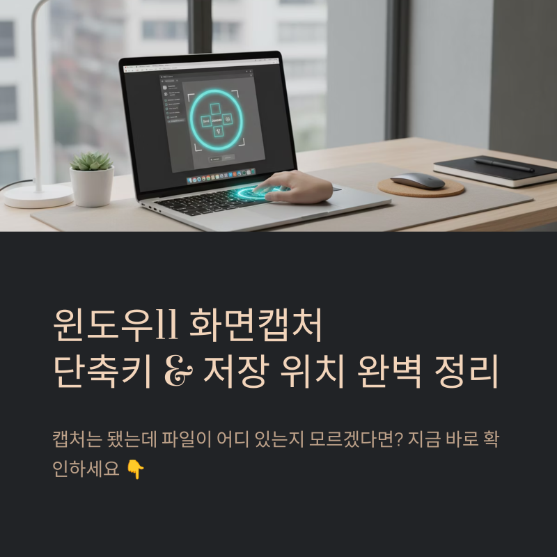 윈도우11화면캡쳐 저장 위치부터 단축키까지 헷갈리지 않게 정리