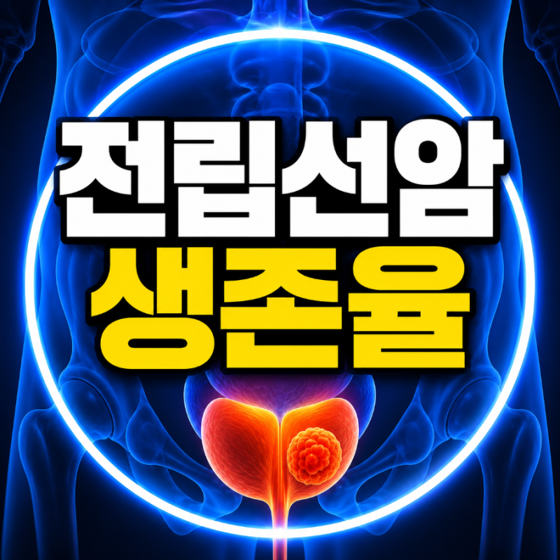 전립선암 생존율, 1기와 4기는 얼마나 차이 날까? 전립선암 완치율과 말기 생존율 총정리
