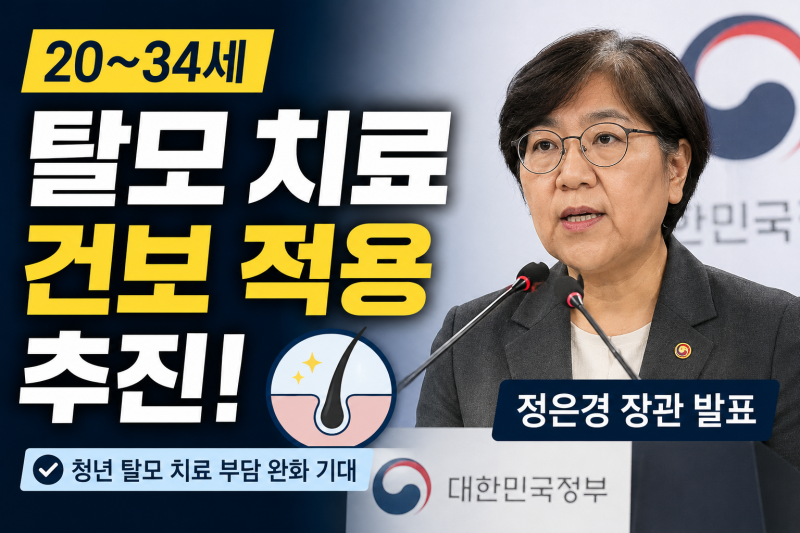 20·30대 탈모 치료 건강보험 적용 추진 - 수혜주는?