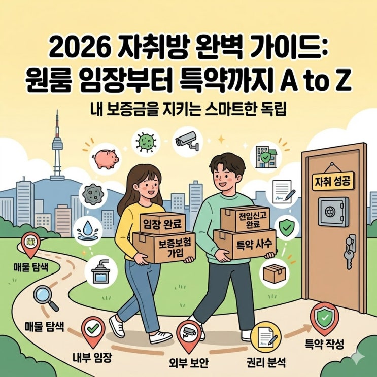  원룸 구하기 A to Z: 전세사기 피하는 완벽 임장 체크리스트 및 필수 특약