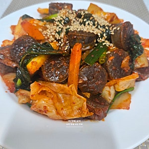 순대볶음양념장 황금레시피 쉬운 순대볶음