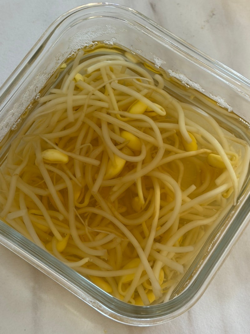 아기 유아식 반찬 콩나물국 레시피 만들기 (무염 저염)