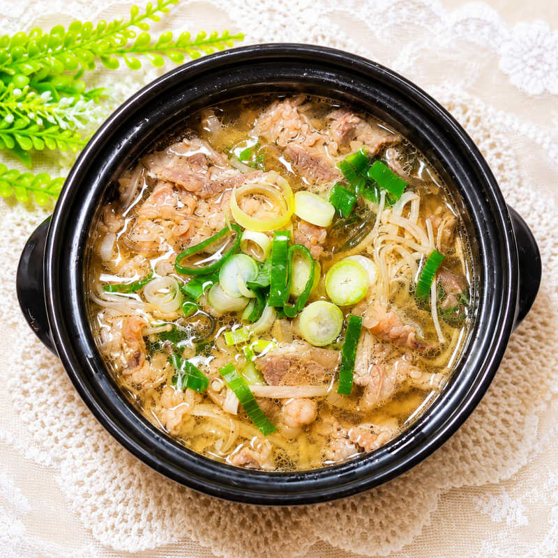 자취생 표 우삼겹 야매 갈비탕을 10분 만에 뚝딱! 이 맛은 갈비탕인가~ 소 불고기인가~