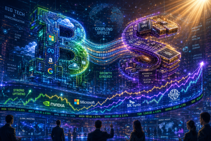 <b>AI</b> 시대의 강력한 <b>동맹</b>: <b>빅테크</b>와 반도체, 왜 <b>한</b> 몸처럼 움직일까?