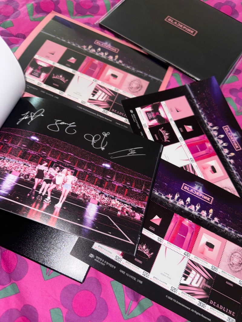 Review: My Pre-ordered BLACKPINK 10th Anniversary Commemorative Stamp Full Sheet & Packet
