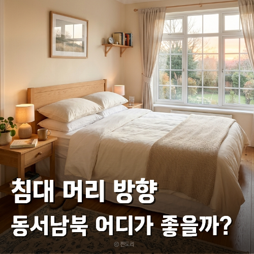  침대머리방향 동서남북 어디가 좋을까? 침대 배치법 추천