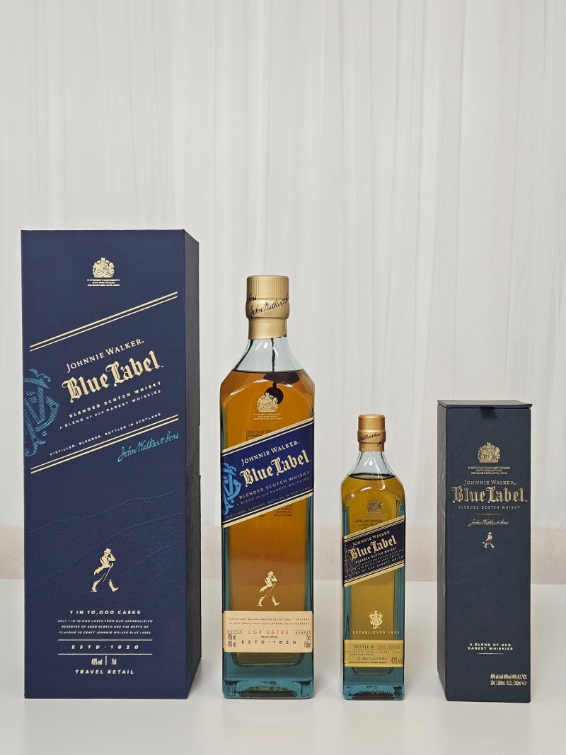 [위스키 테이스팅 노트]JOHNNIE WALKER 조니워커 블루라벨(가격, 라벨 뜯어보기, 구매 후기, 시음 ....