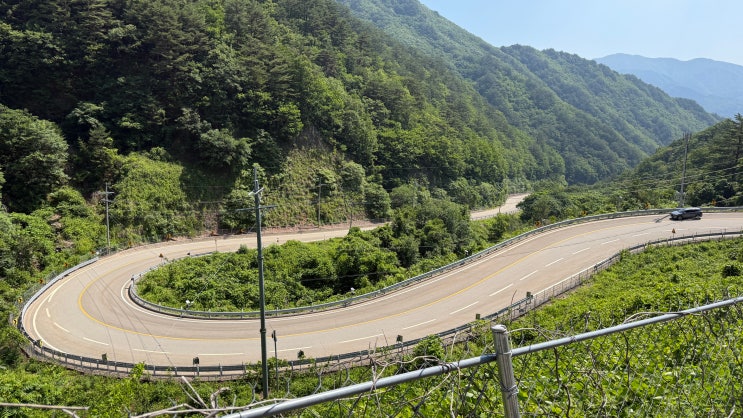 한석산 넘어 역<b>구룡령</b> 라이딩
