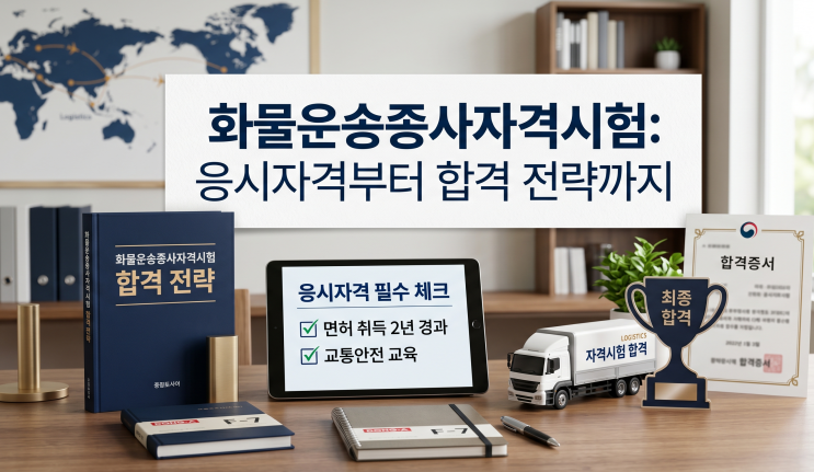  화물운송종사자격시험 응시자격부터 합격 전략까지