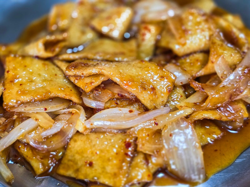 자취생도 쉽게 하는 오뎅 한봉지의 행복 ( 오뎅볶음 / 라볶이 )