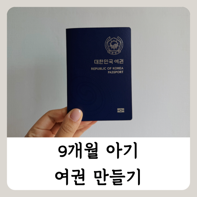 아기랑 해외여행 첫 걸음! 9개월 아기 여권 만들기 [시흥시청여권과/찰칵스튜디오]