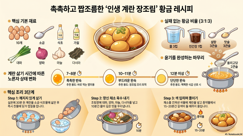 간장 계란 장조림 레시피