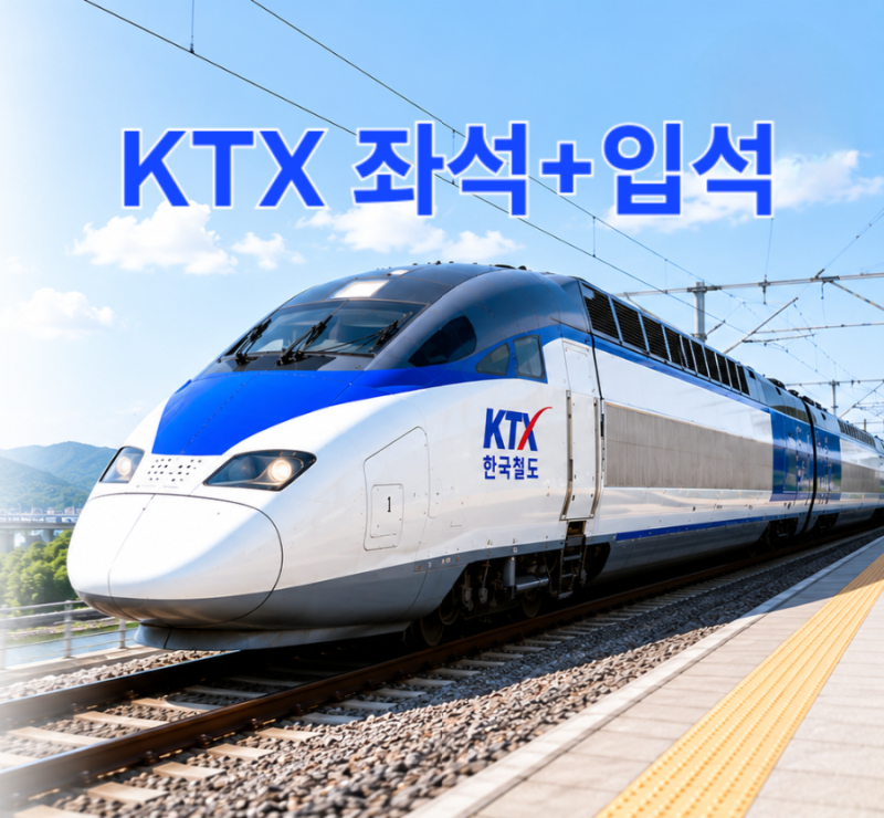 KTX 좌석+입석 완벽 정리
