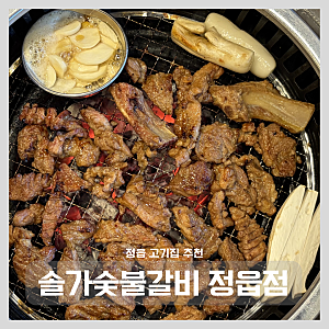 정읍 고기집 추천｜솔가숯불갈비 정읍점에서 수제돼지갈비 식사 후기