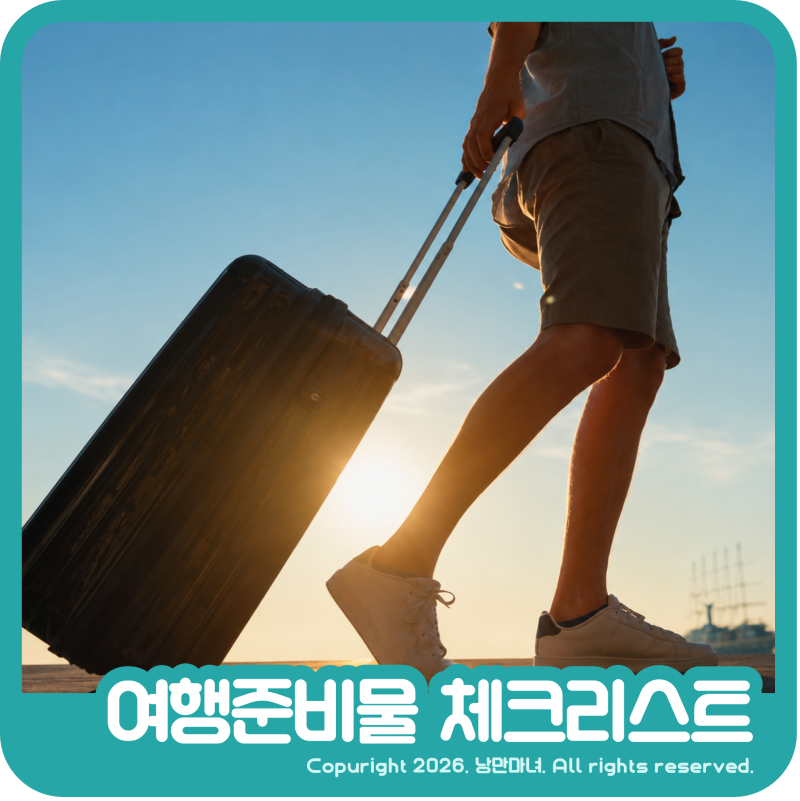 2박3일국내여행 준비물 체크리스트