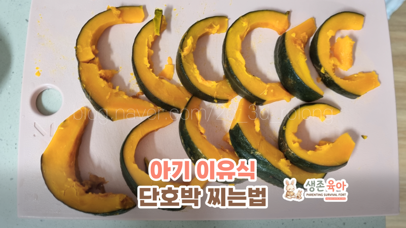 단호박찌는법! 단호박효능, 보관, 영양소, 손질, 찌는 방법 [아기 이유식 단호박 큐브]