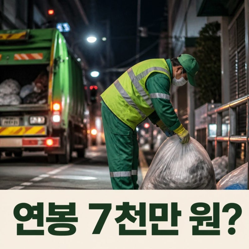 환경미화원 연봉 얼마 받을까? 실제 급여와 복지 총정리