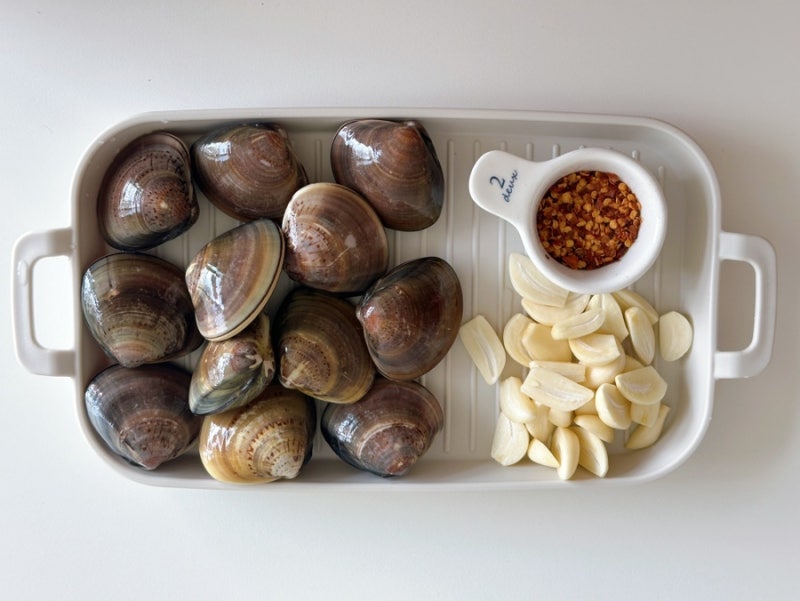백합조개요리 감칠맛이 일품인 봉골레파스타