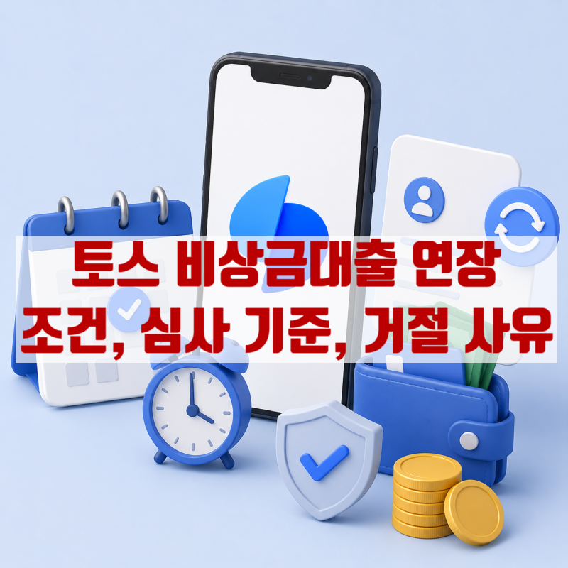 토스 비상금대출 연장 조건, 심사 기준, 거절 사유 총정리