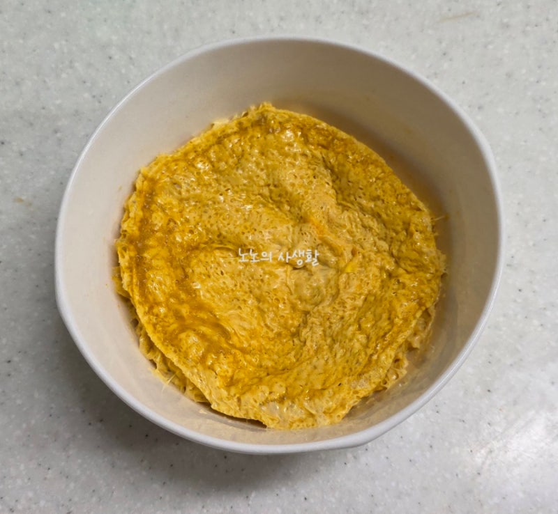 전자레인지 계란찜 달걀찜 라면 국물 활용 초간단 요리