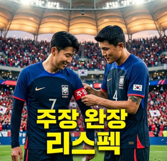 손흥민에게 <b>주장 완장</b> 건넨 <b>김민재</b>, 세계가 주목한 한국... 