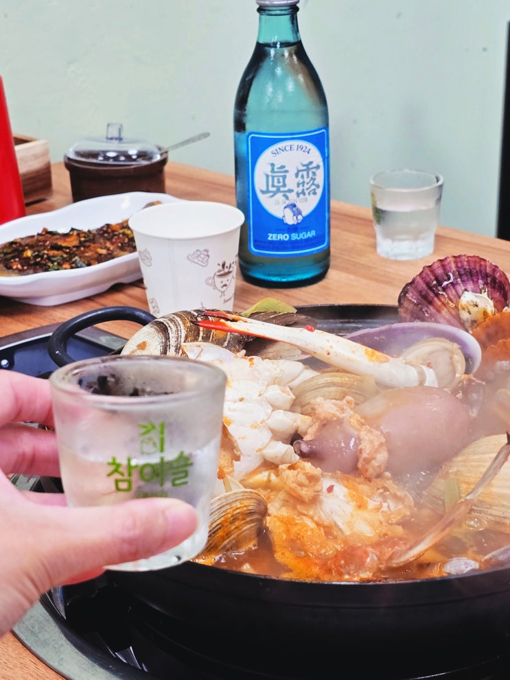  여수 먹거리 신선한 해산물 가득한 여수 학동 맛집 용궁해물탕