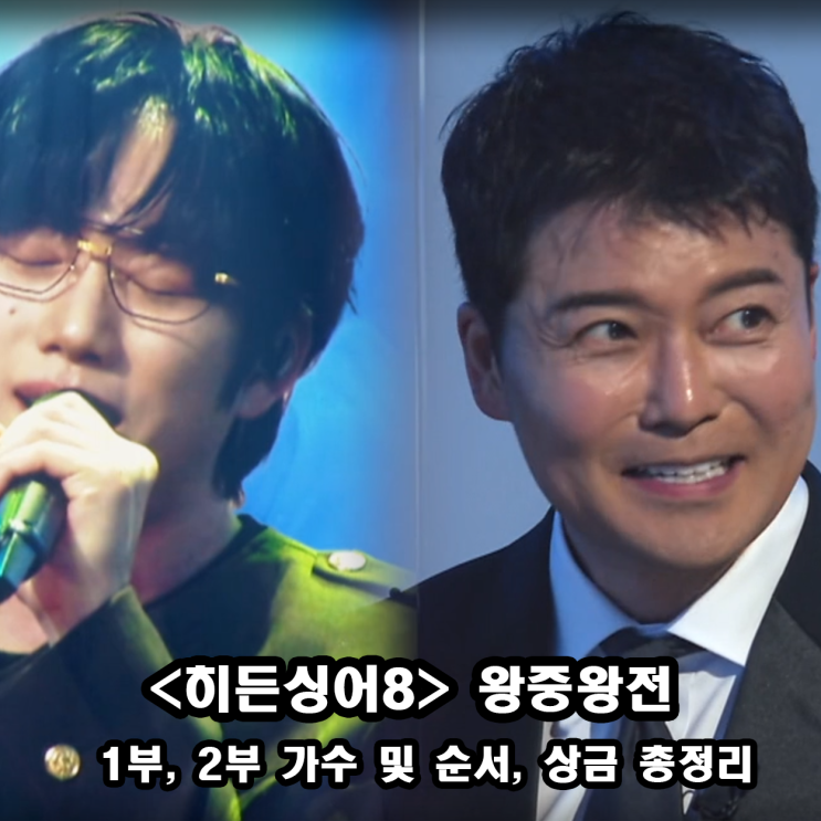 <b>히든싱어8 왕중왕전</b> 2부 가수는 누구? 순서 정리 JTBC 화요... 