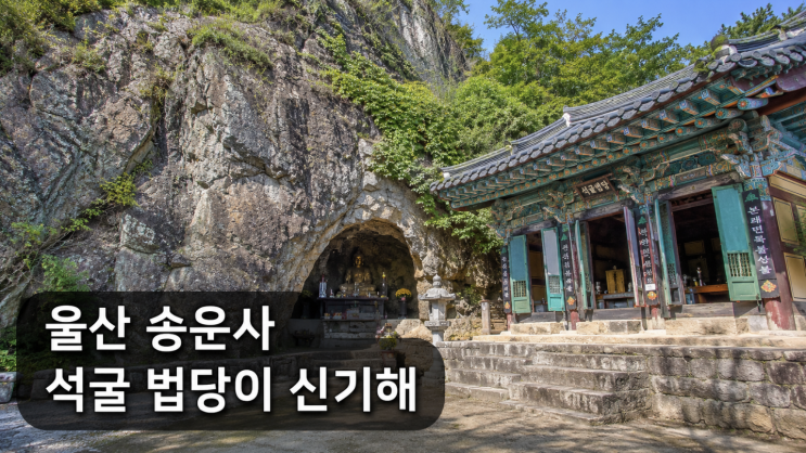  울산 송운사 왜 신기할까, 석굴 법당과 금강굴 동선 체크